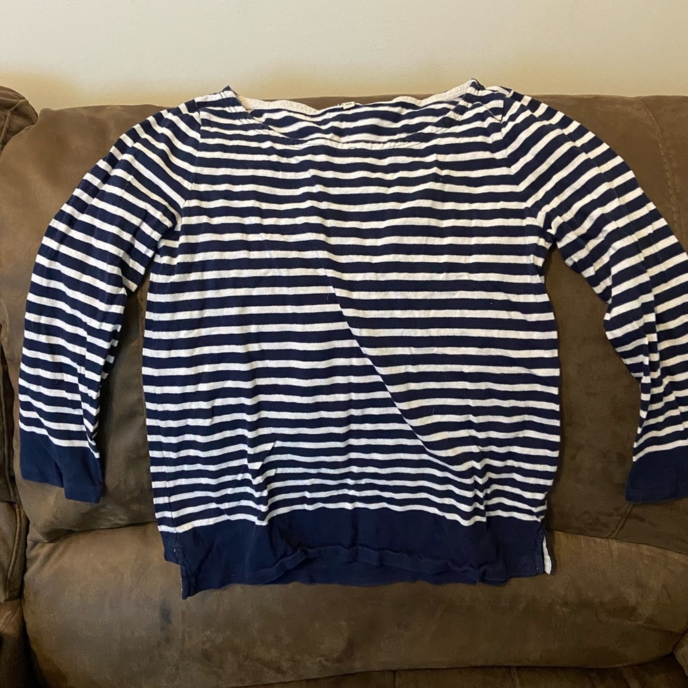 J. Crew Boat Neck 3/4 Sleeve Lightweight Sweater; XS